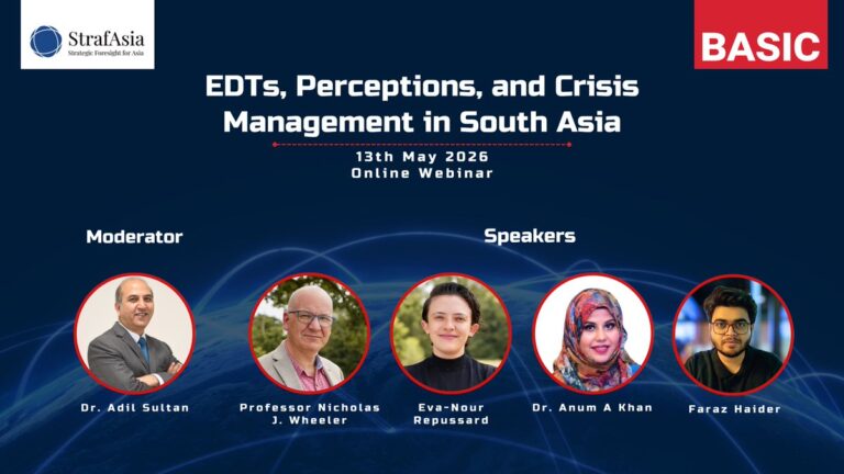 Dr. Anum A. Khan Participates in the International Webinar on EDTs, Perceptions, and Crisis Management in South Asia