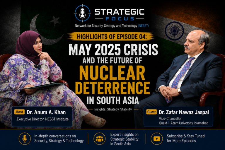 Podcast | Strategic Focus | Episode 4 | May 2025 Crisis & the Future of Nuclear Deterrence in South Asia | Dr. Zafar Nawaz Jaspal